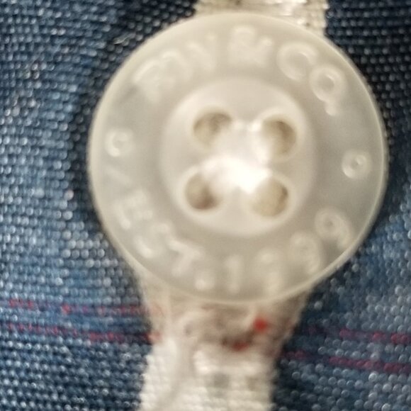 RW & CO Men's Shirt Size L Plaid RW. '99 Button Down Western - Picture 6 of 7